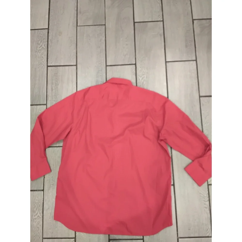 Modena Men's Coral Contemporary‎ Fit Dress Shirt Size Large